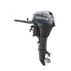 Четырехтактный лодочный мотор SEATAN F25FWS, 25 л.с, электростартер, с дистанционным управ. нога "S"