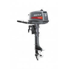 Двухтактный лодочный мотор SEATAN T5BMS, 5 л.с, румпельный, нога "S"