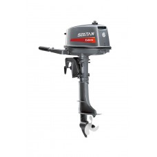 Двухтактный лодочный мотор SEATAN T6BMS, 6 л.с, румпельный, нога "S"